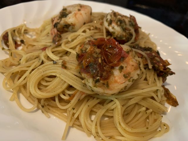 Shrimp and Vermicelli Pasta