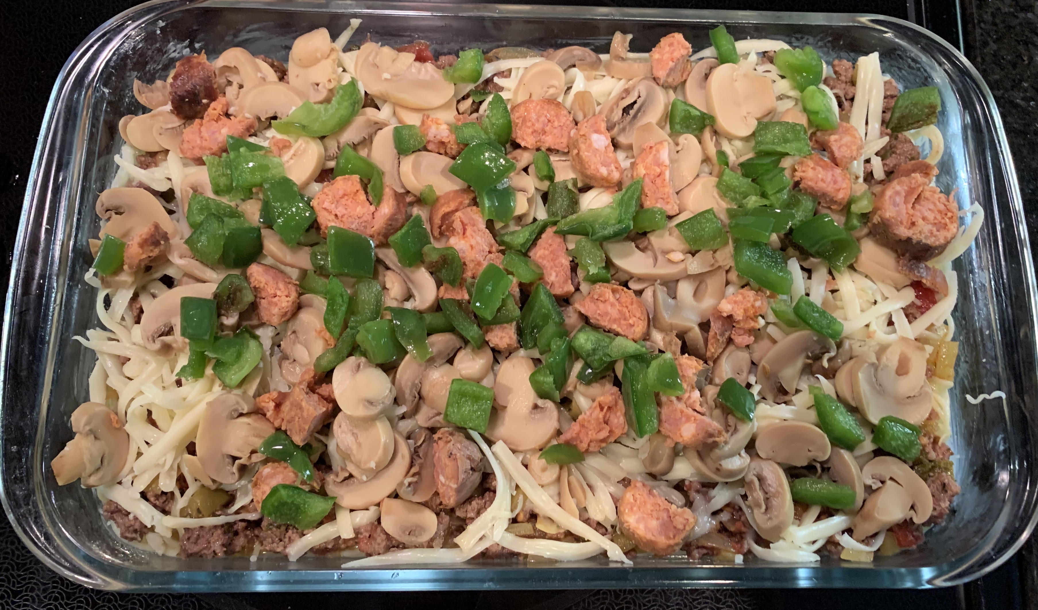 Spaghetti Pizza Casserole