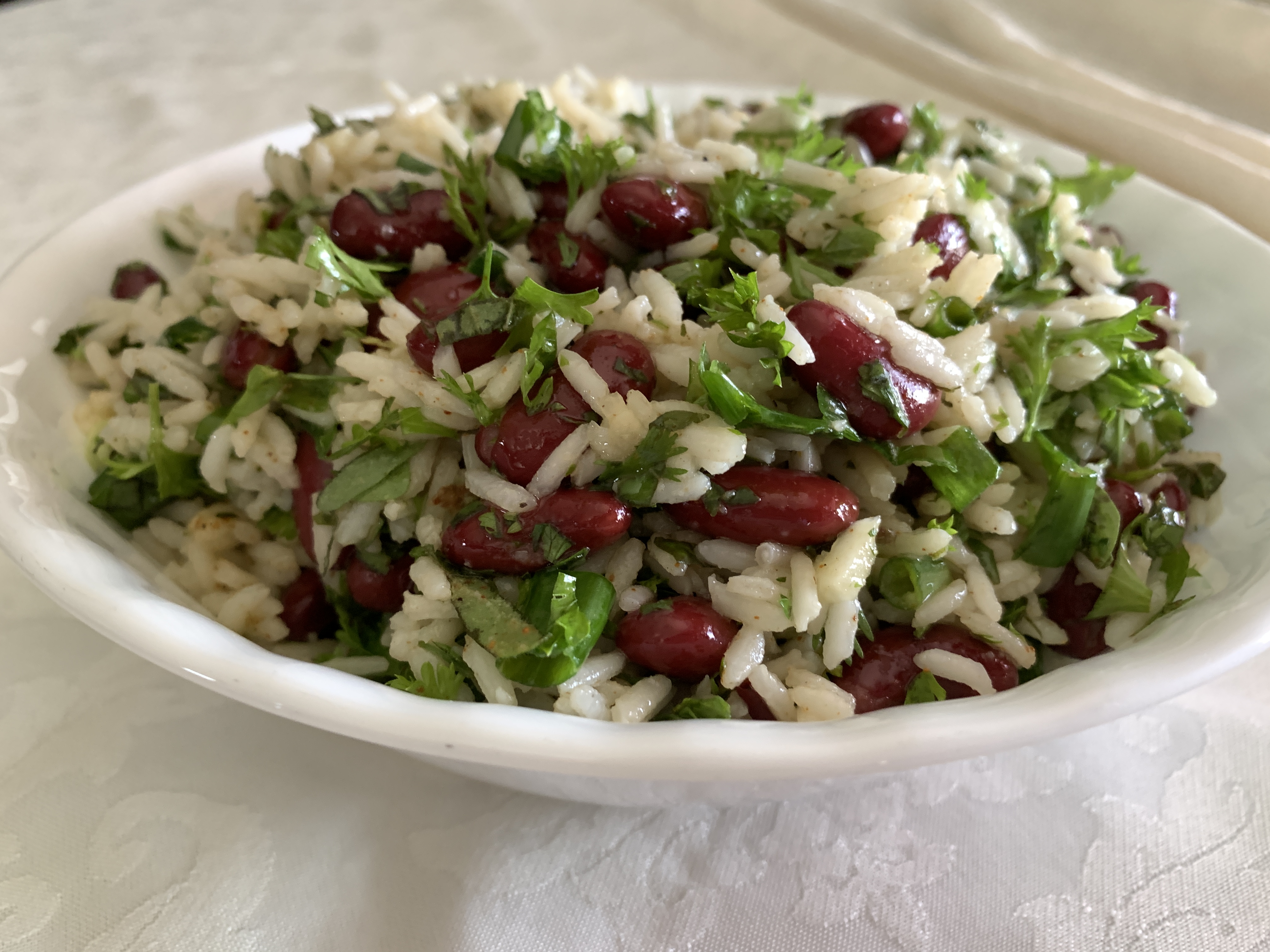 Herbed Rice and Bean Salad