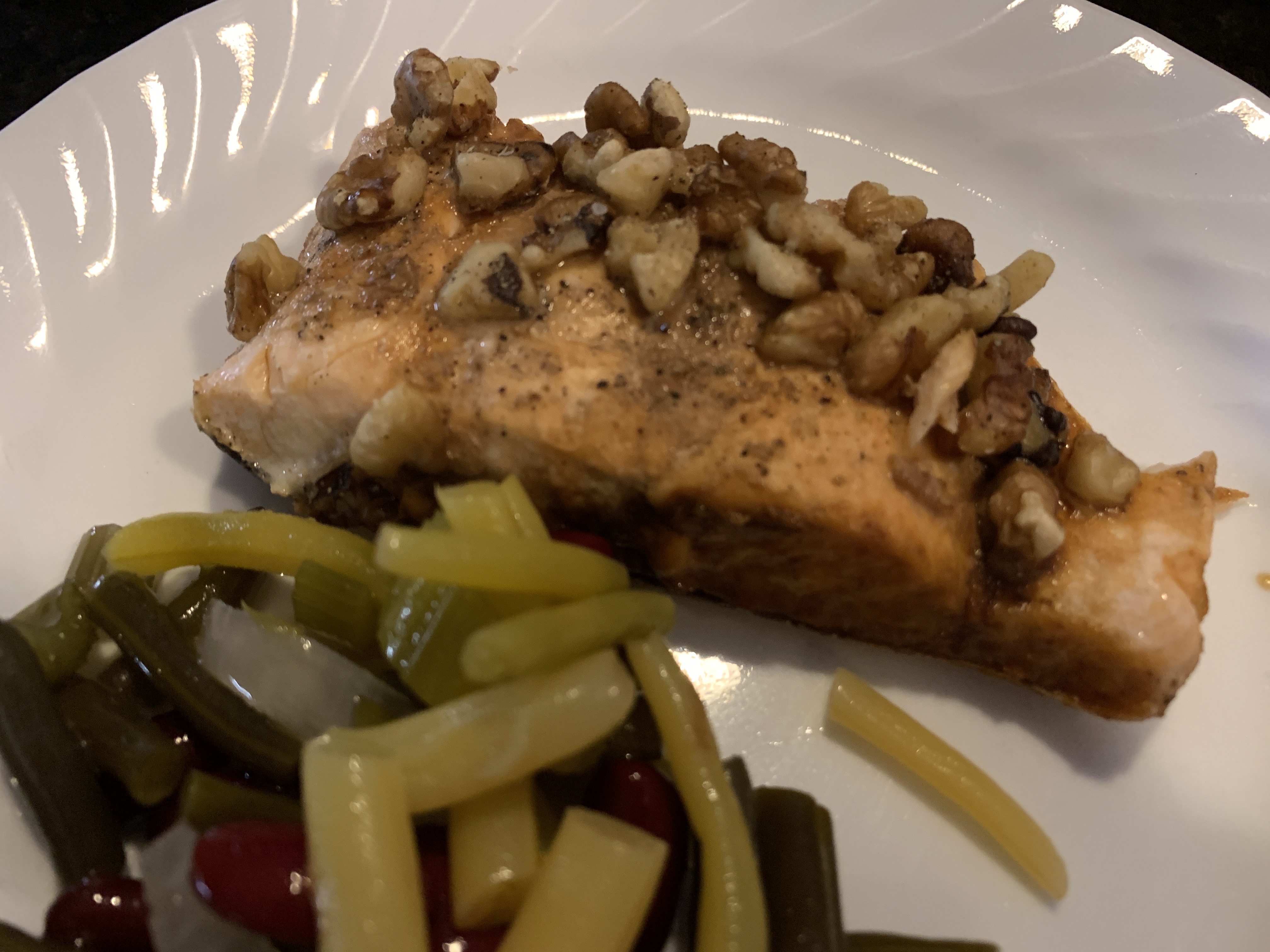 Walnut Encrusted Salmon