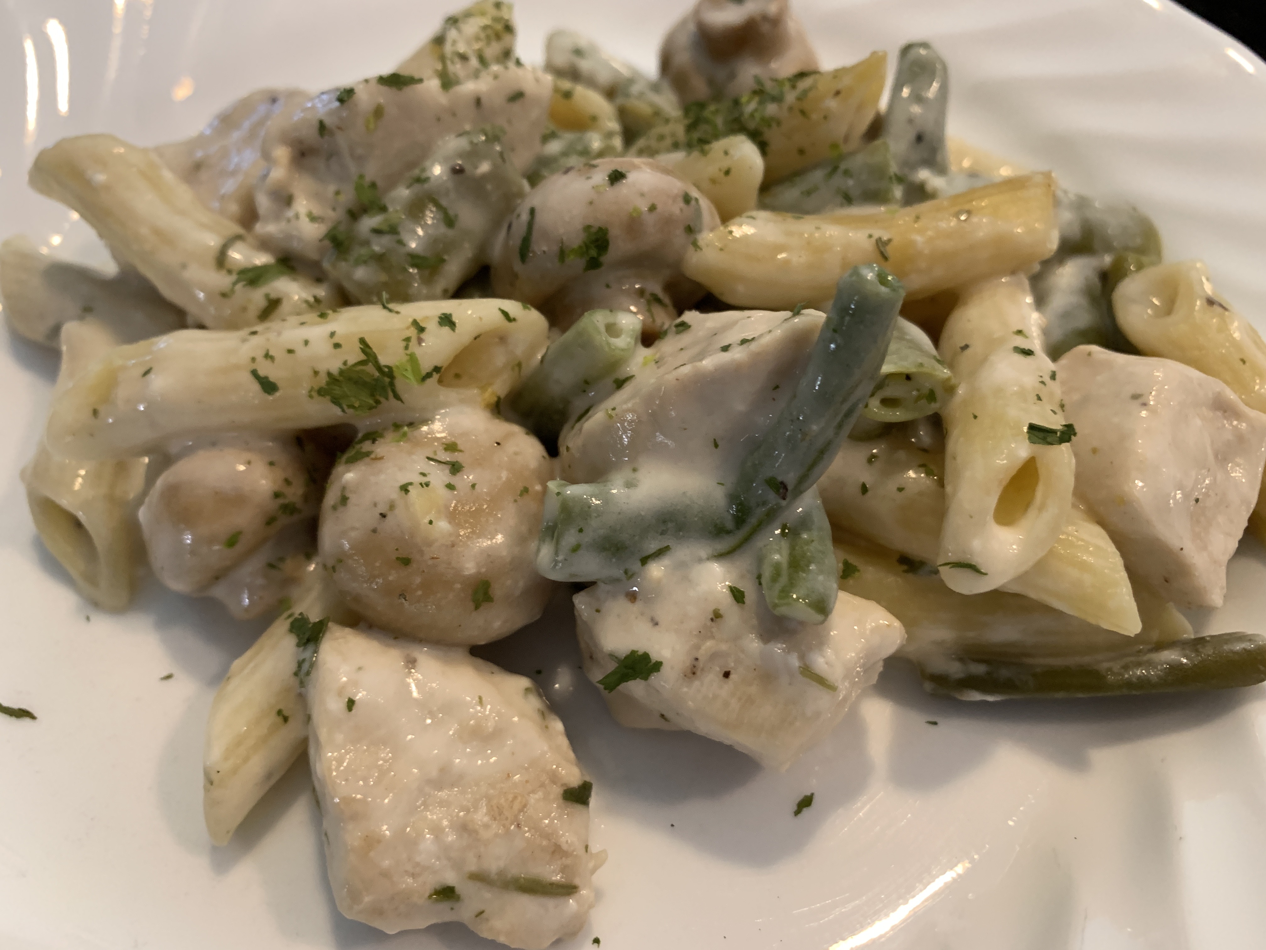 Green Bean & Chicken Penne