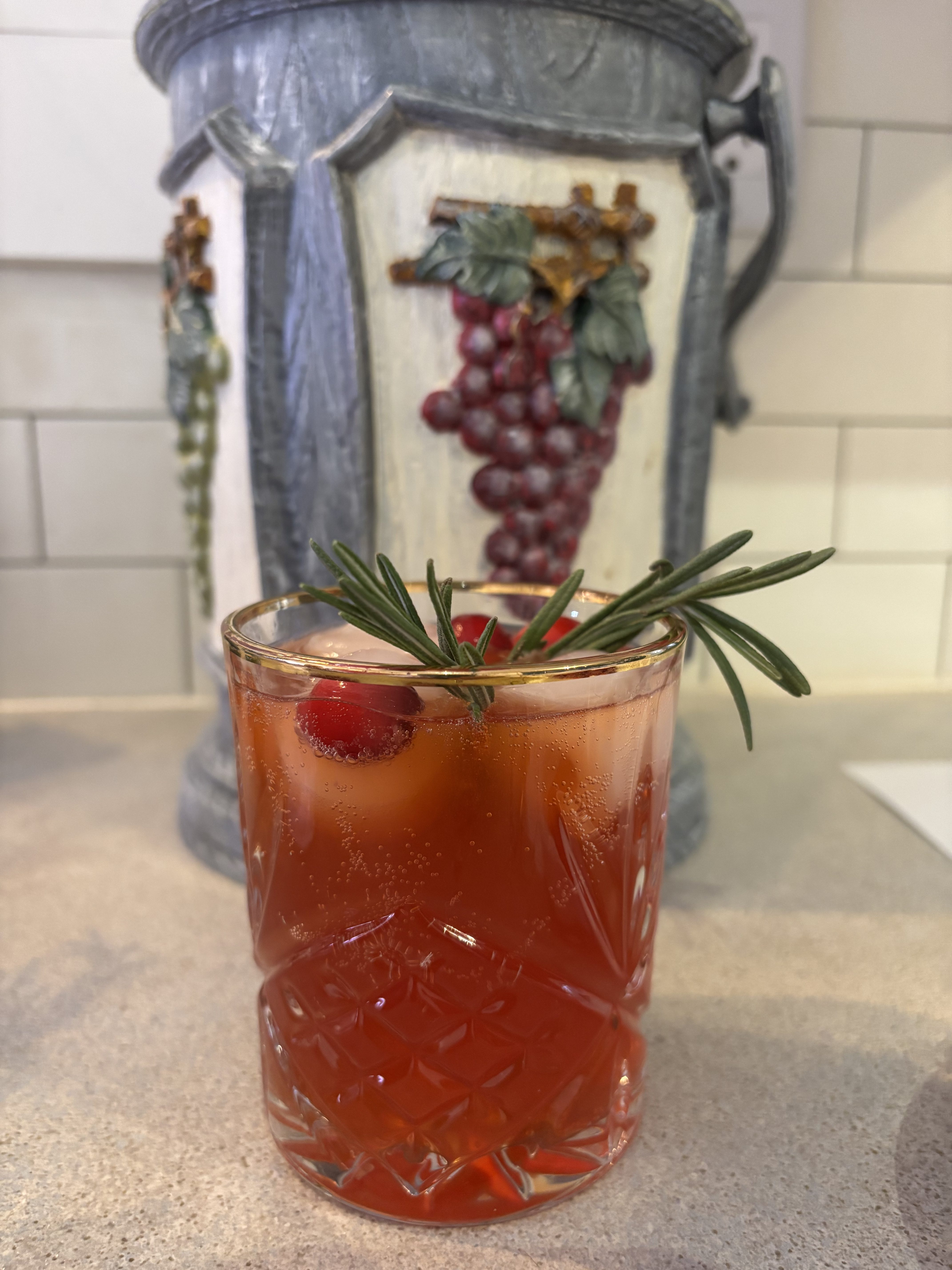 Cranberry Aperol Spritz